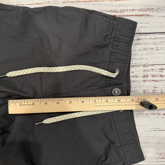 Vuori Ripstop Wide Leg Pant XXS Charcoal Organic Cotton Cropped - Picture 8 of 10